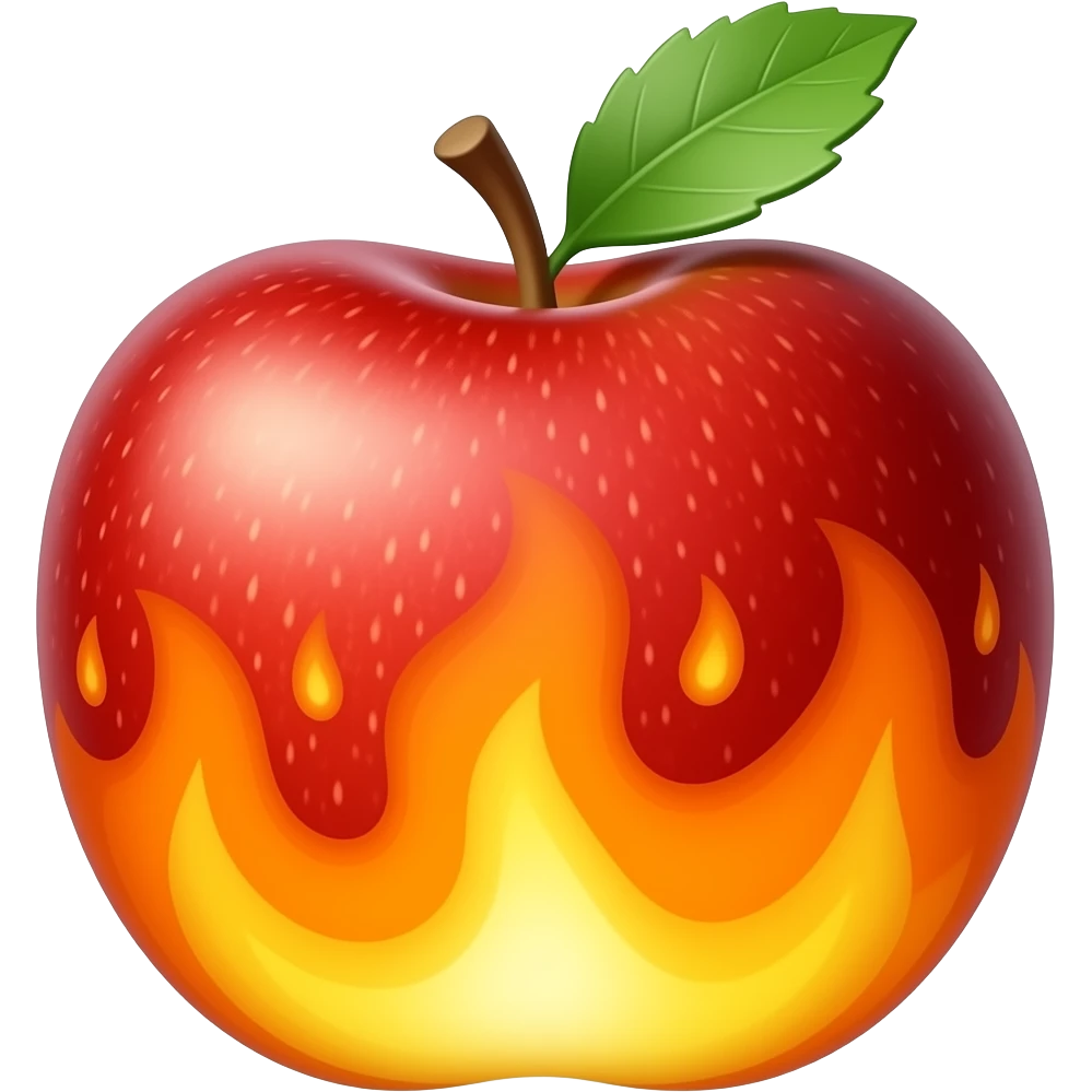 fire for apple emoji