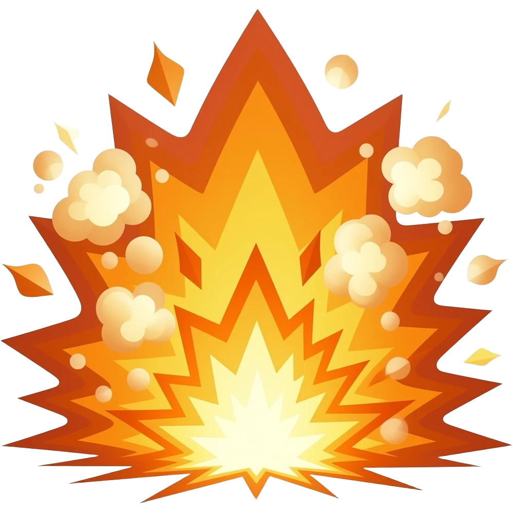 explosion emoji