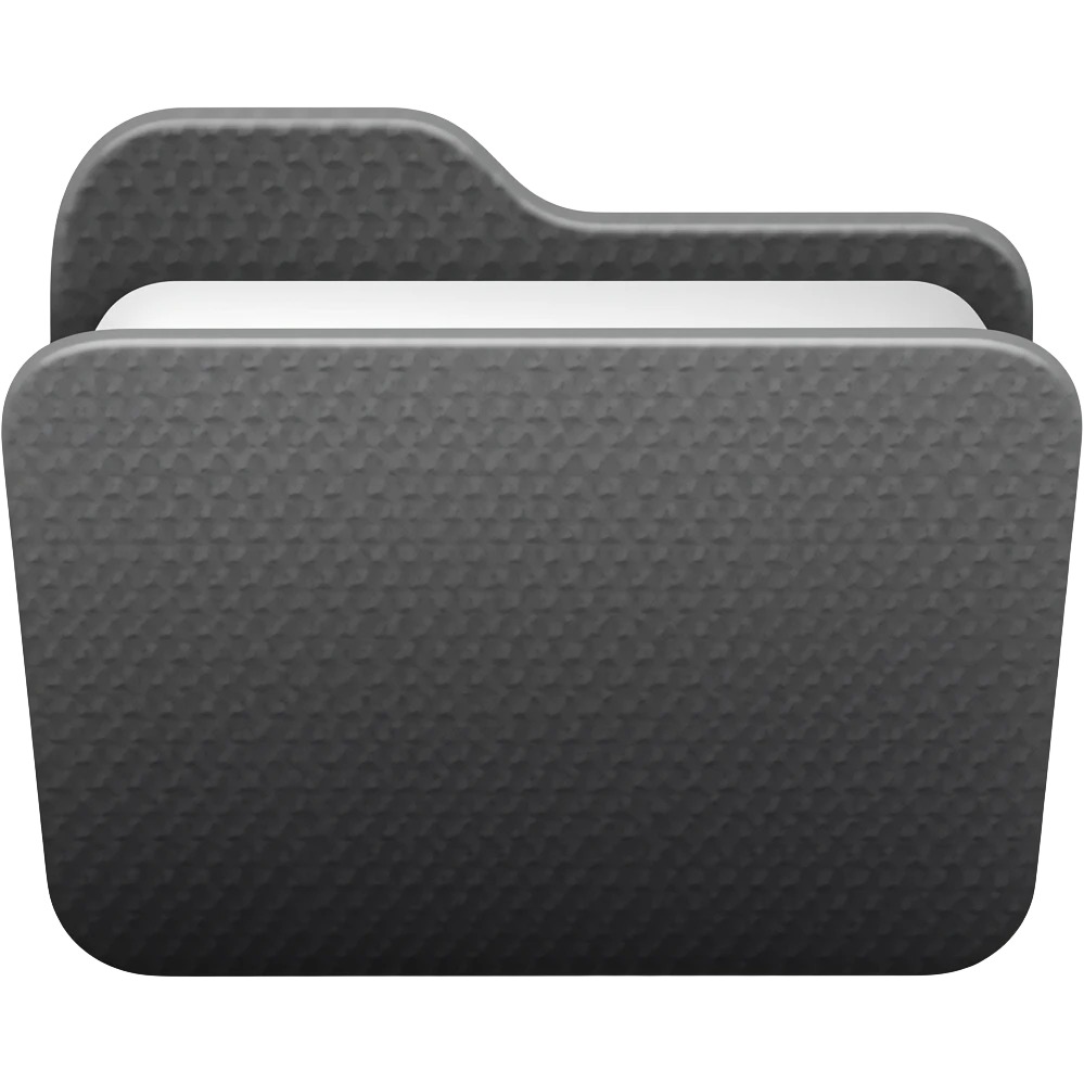 Dark Folder emoji