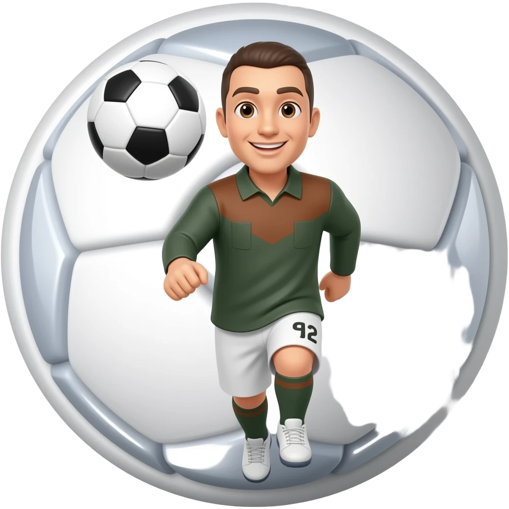 Soccer player emoji