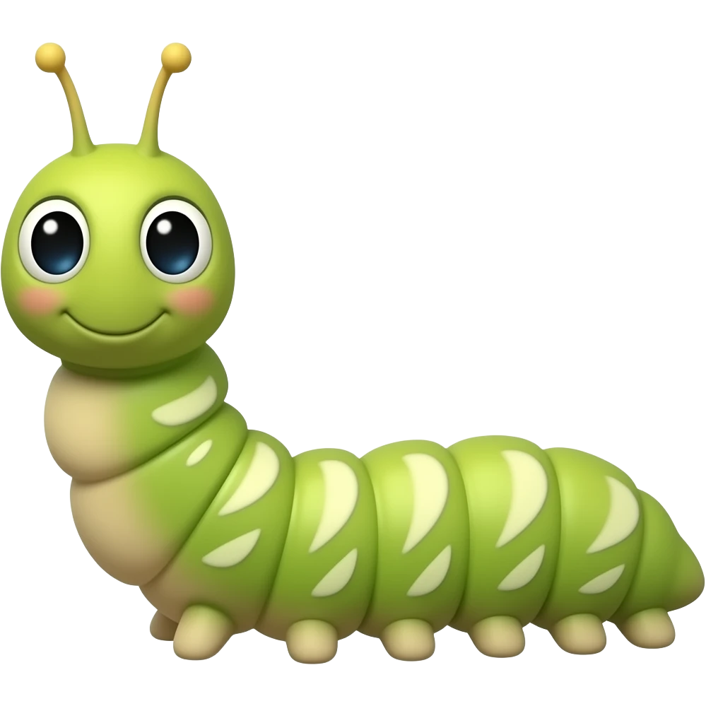 Inchworm emoji