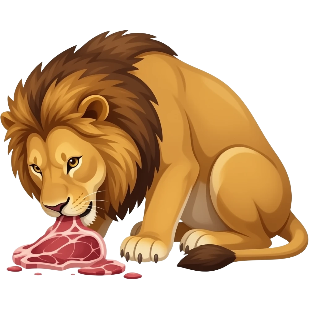 lion food emoji