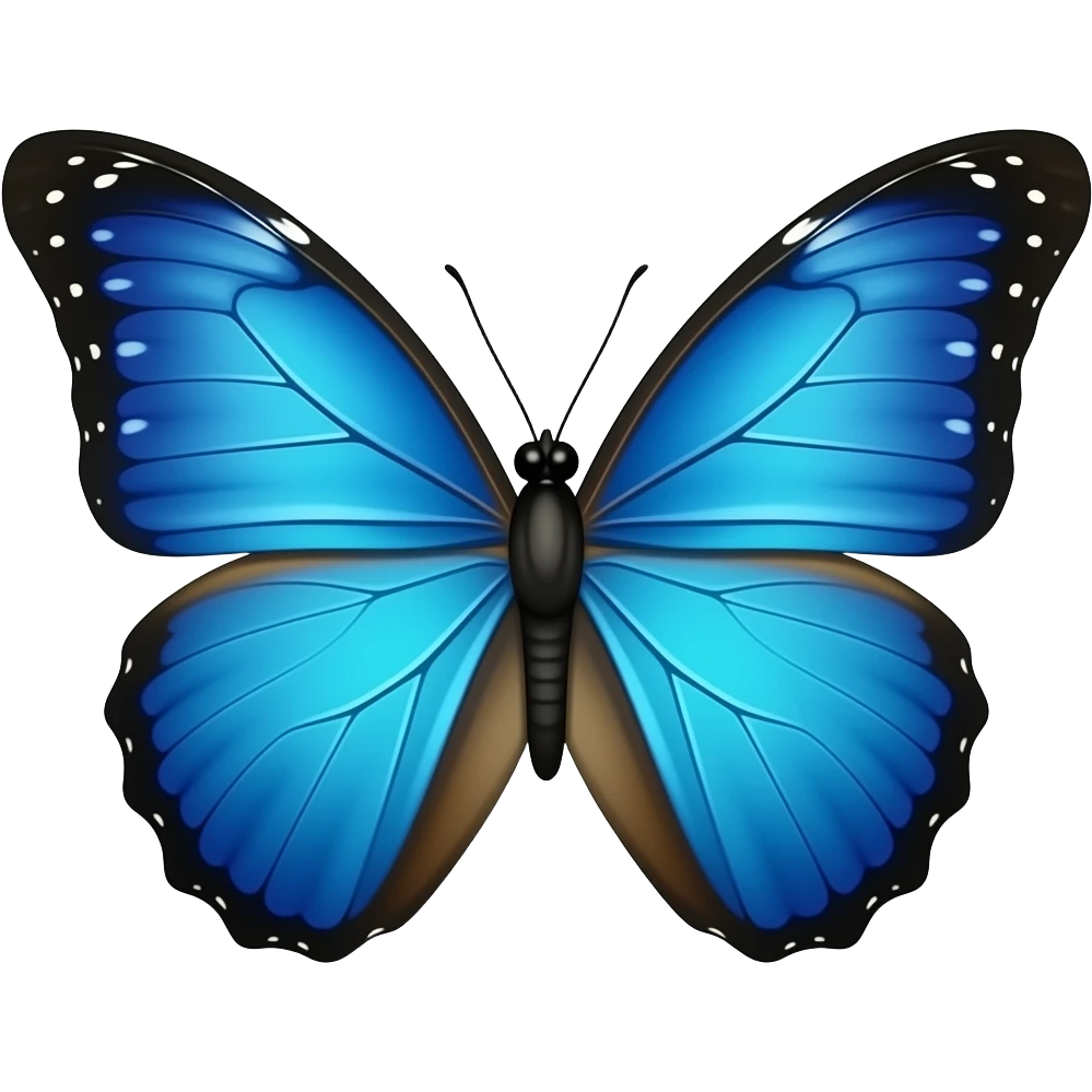 Blue Butterfly emoji