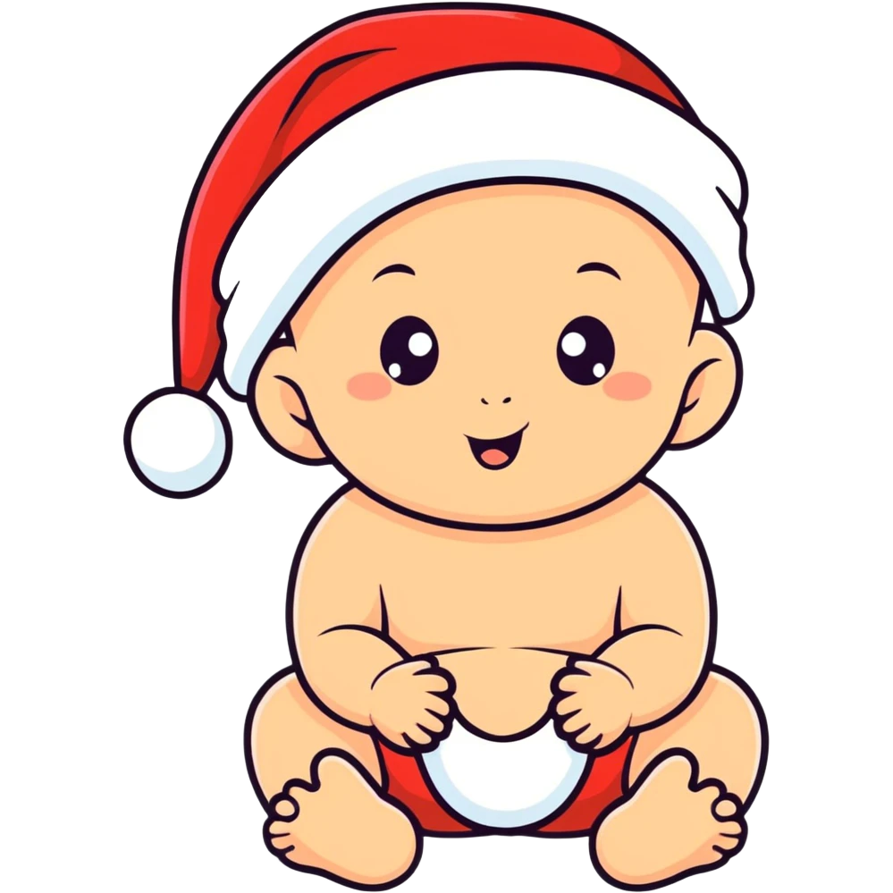 Christmas and baby boy  emoji