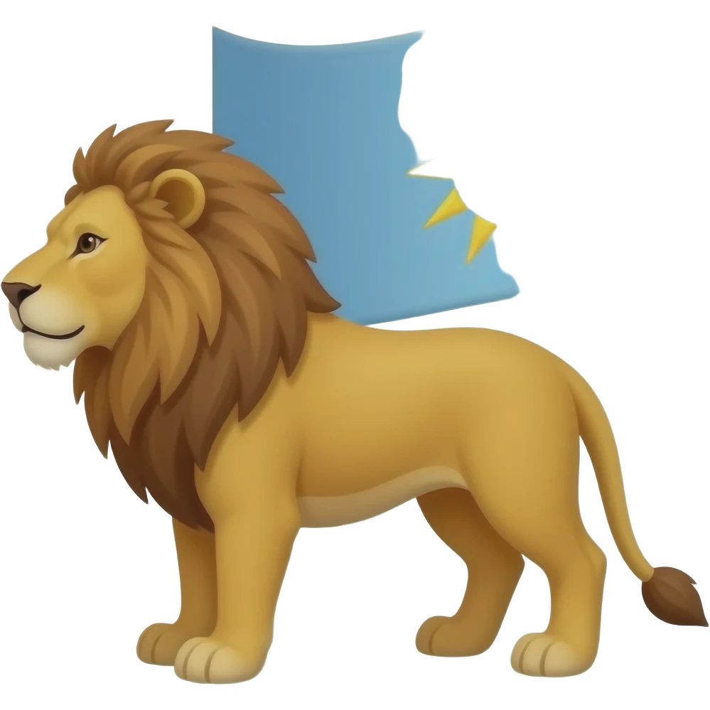 ایموجی پرچم شیر و خورشید رو برام بساز emoji