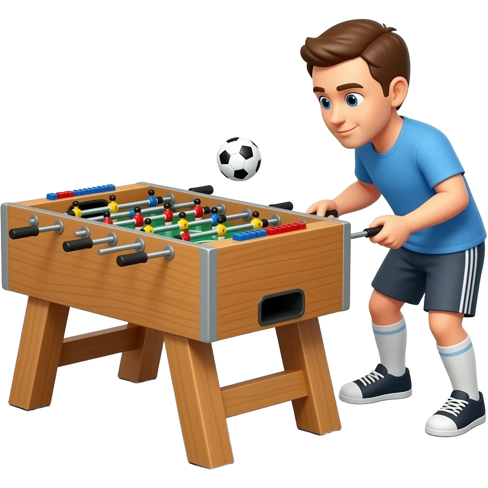 Foosball guy emoji