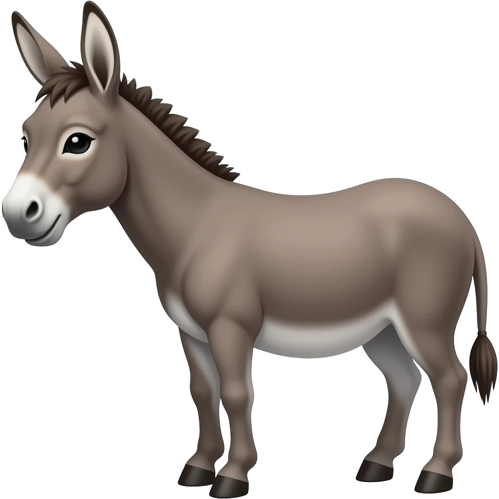 Turn this into a donkey emoji