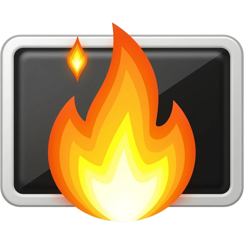 Fire tablet emoji