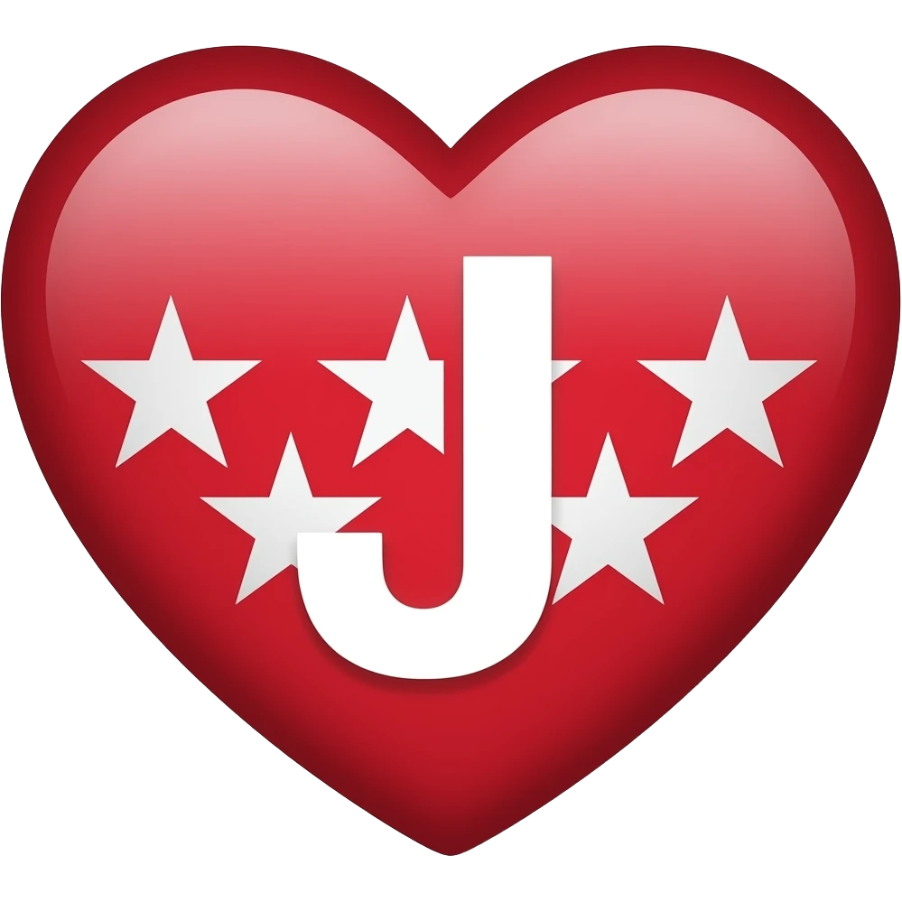 Corazon con j rela madrid emoji