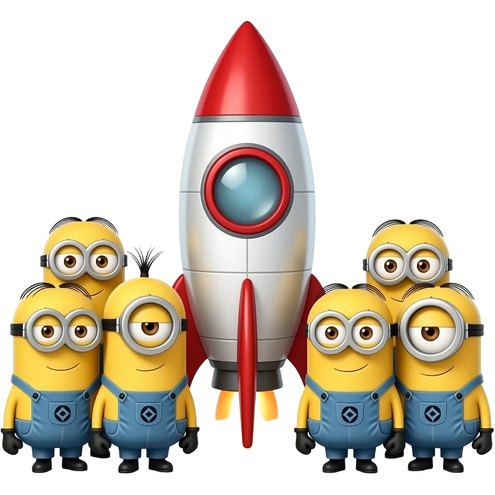 Rocket minions emoji