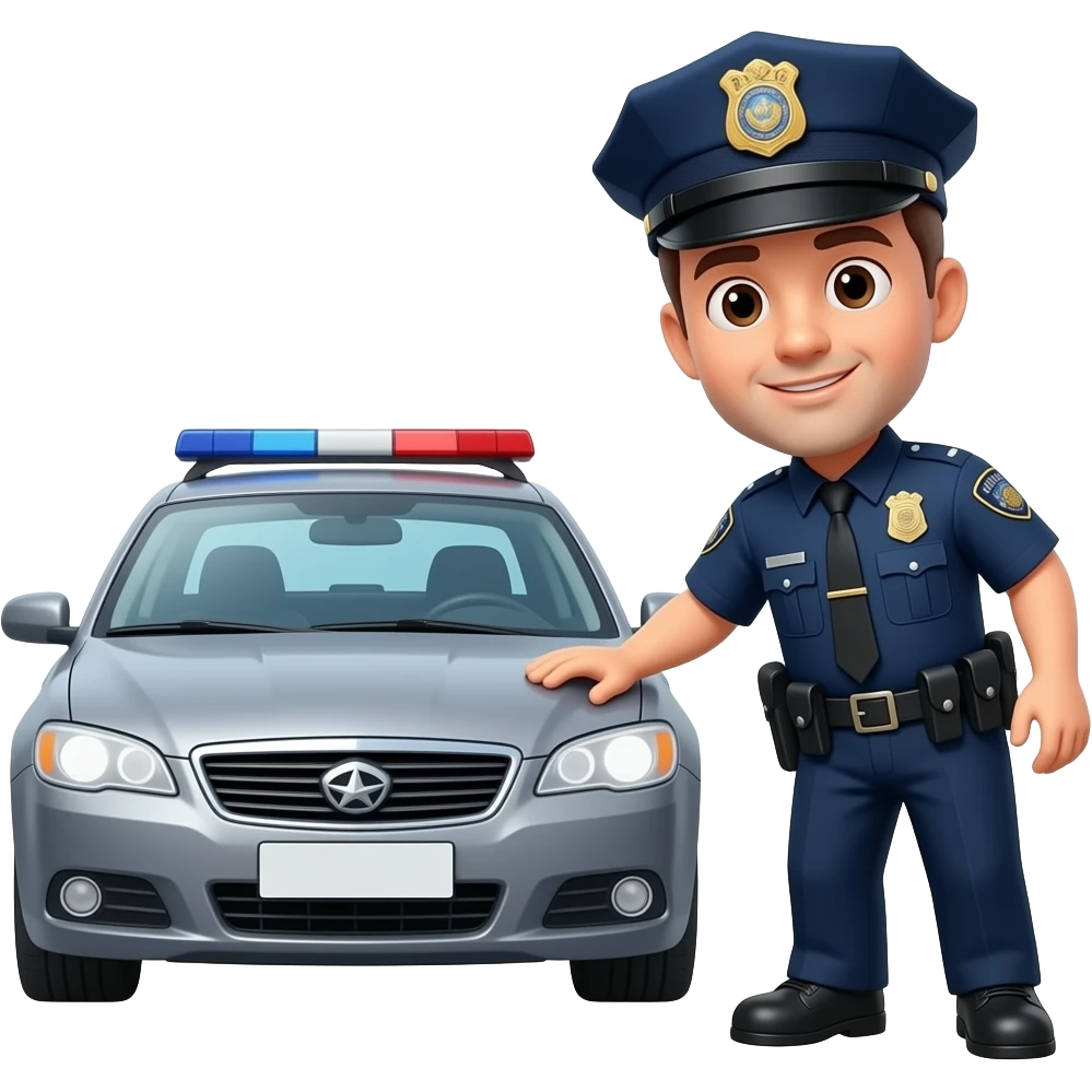 police stop emoji