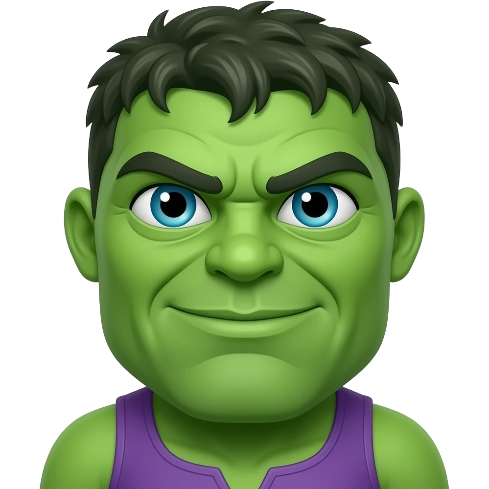 the hulk but instead of green man it’s a pink girl hulk emoji