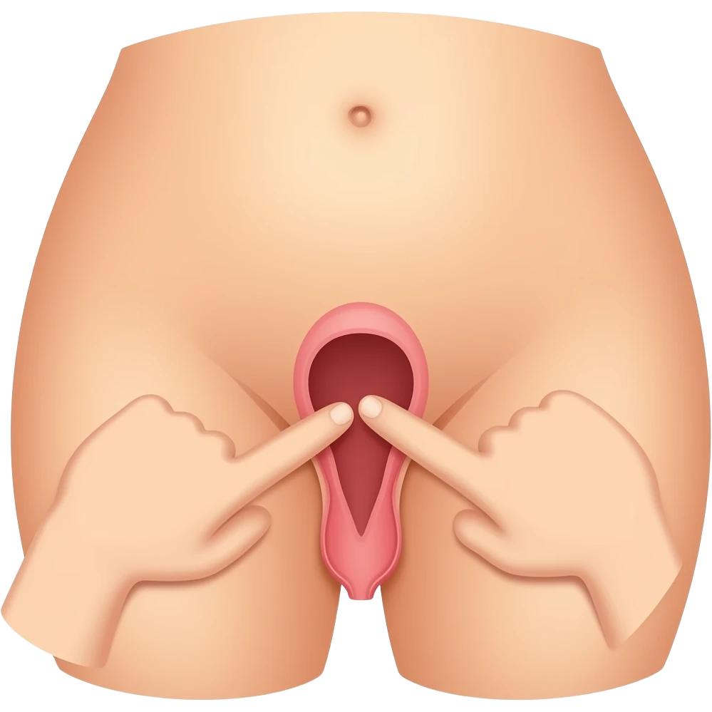 Two fingering in the vagina and one finger in the ass emoji