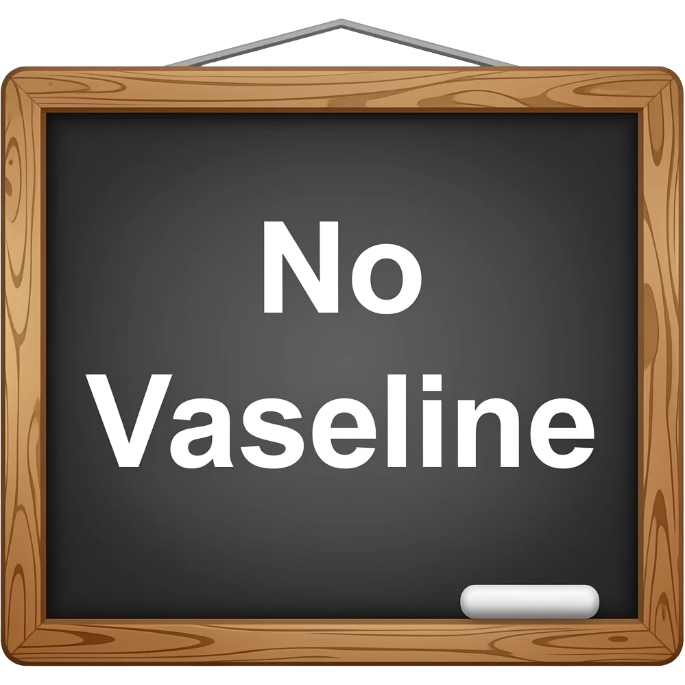 No Vaseline emoji