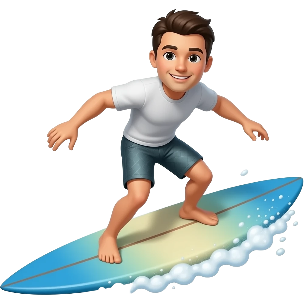 hombre surfeando emoji