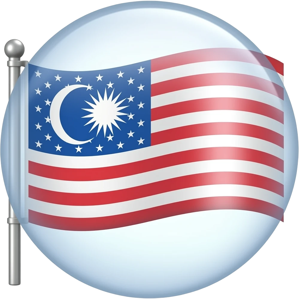 Bubble flag emoji