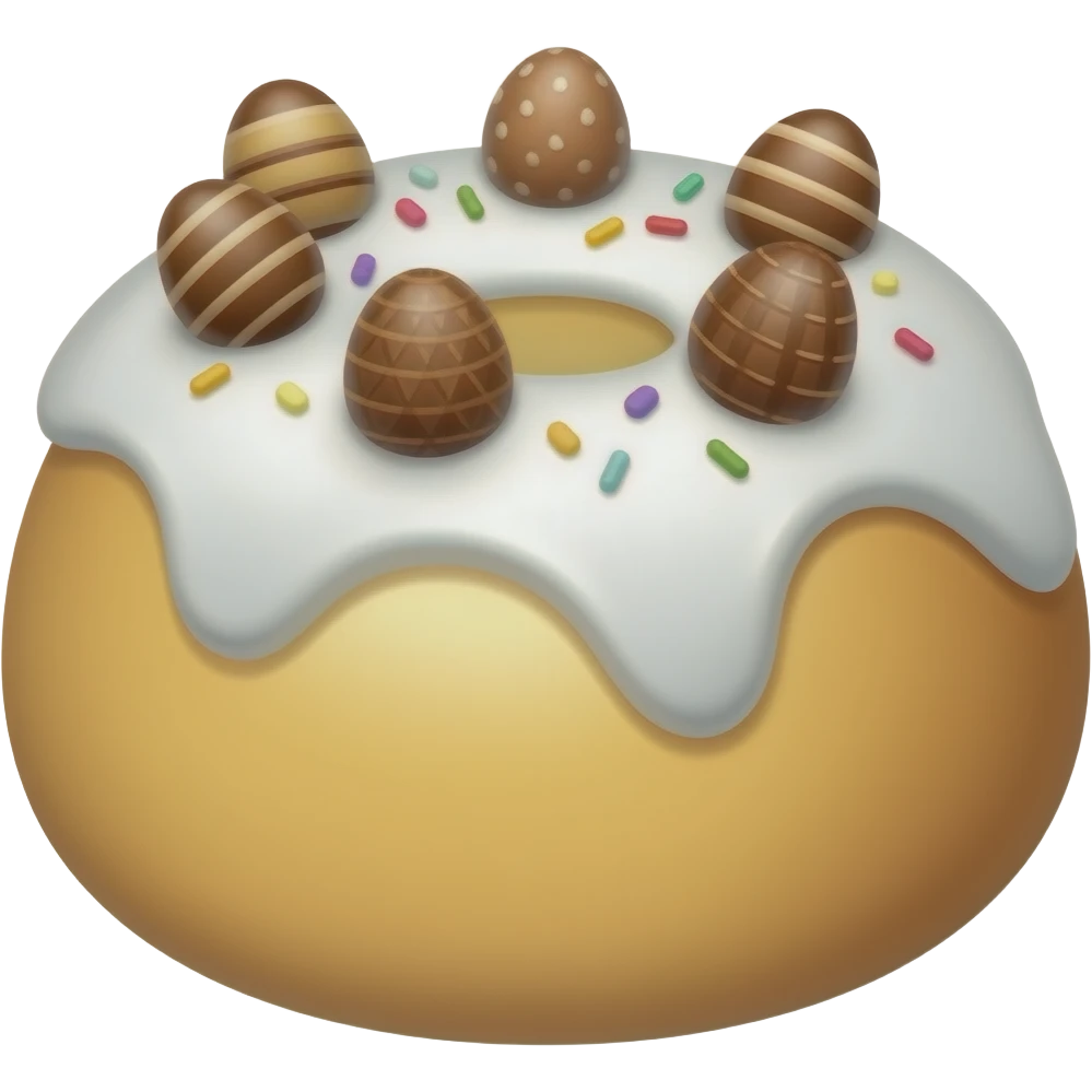 to garnish easter bread emoji