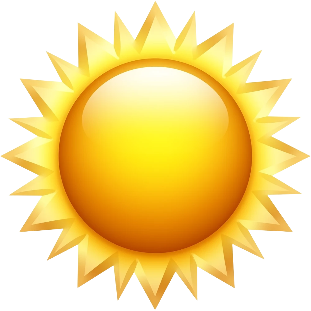 Sun emoji
