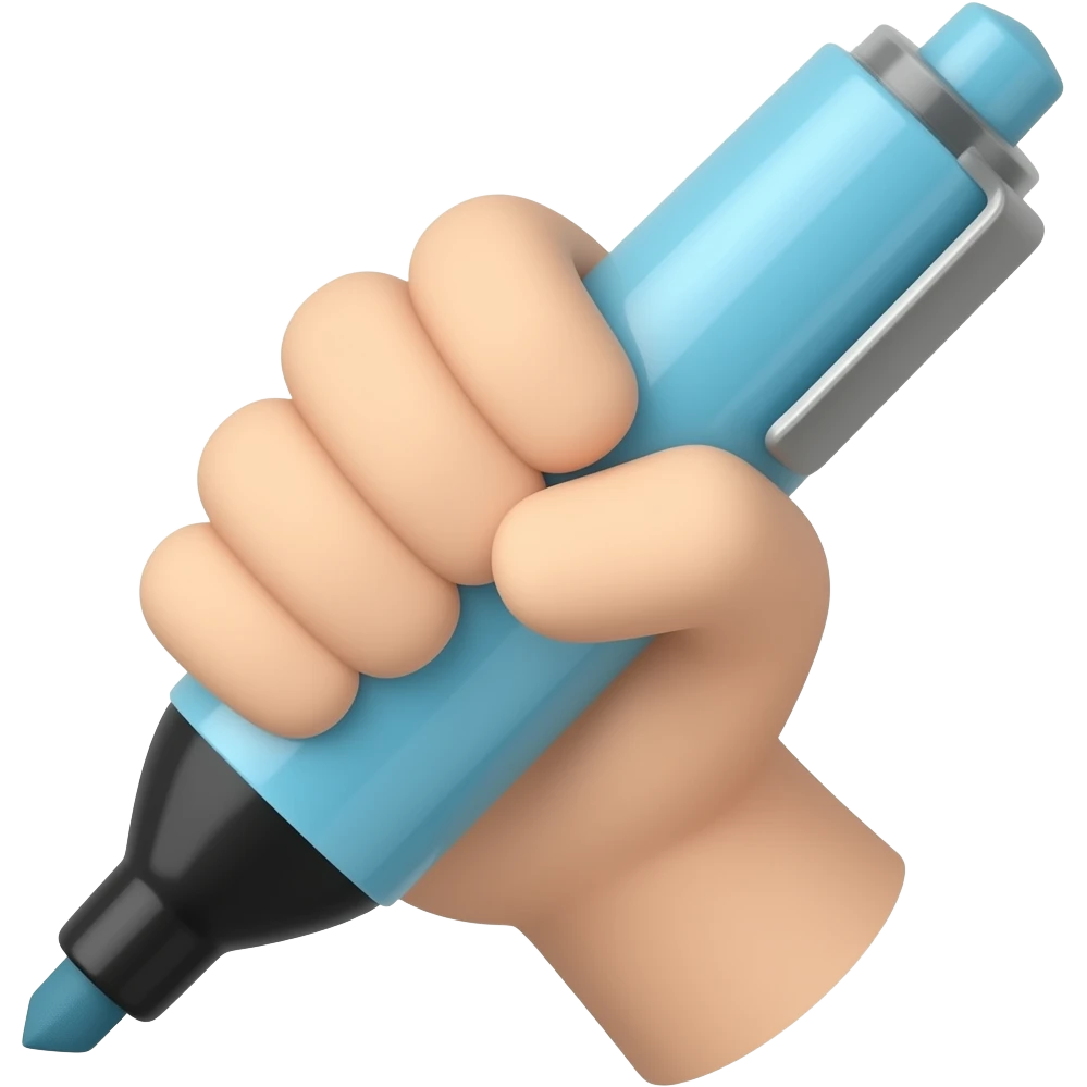 highlighter pen aí emoji emoji