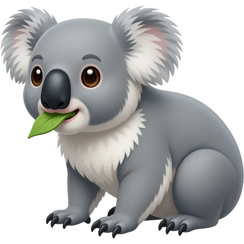 koala chomping emoji