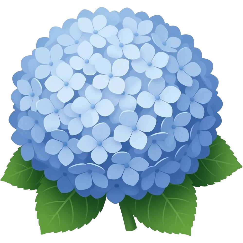 Hydrangea emoji