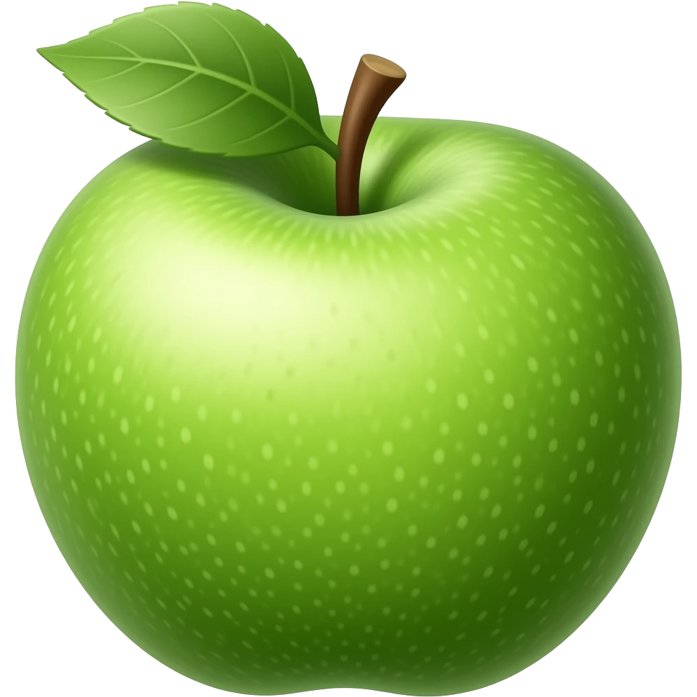 green apple emoji