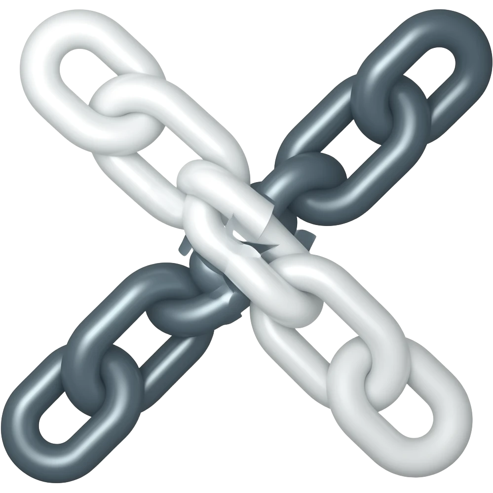 broken chain emoji