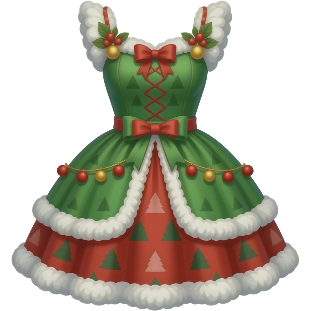 Vestidos de navidad emoji