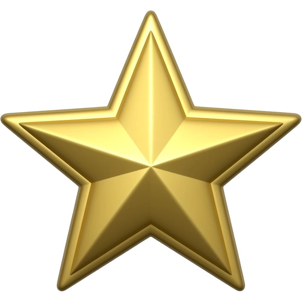 3d star emoji