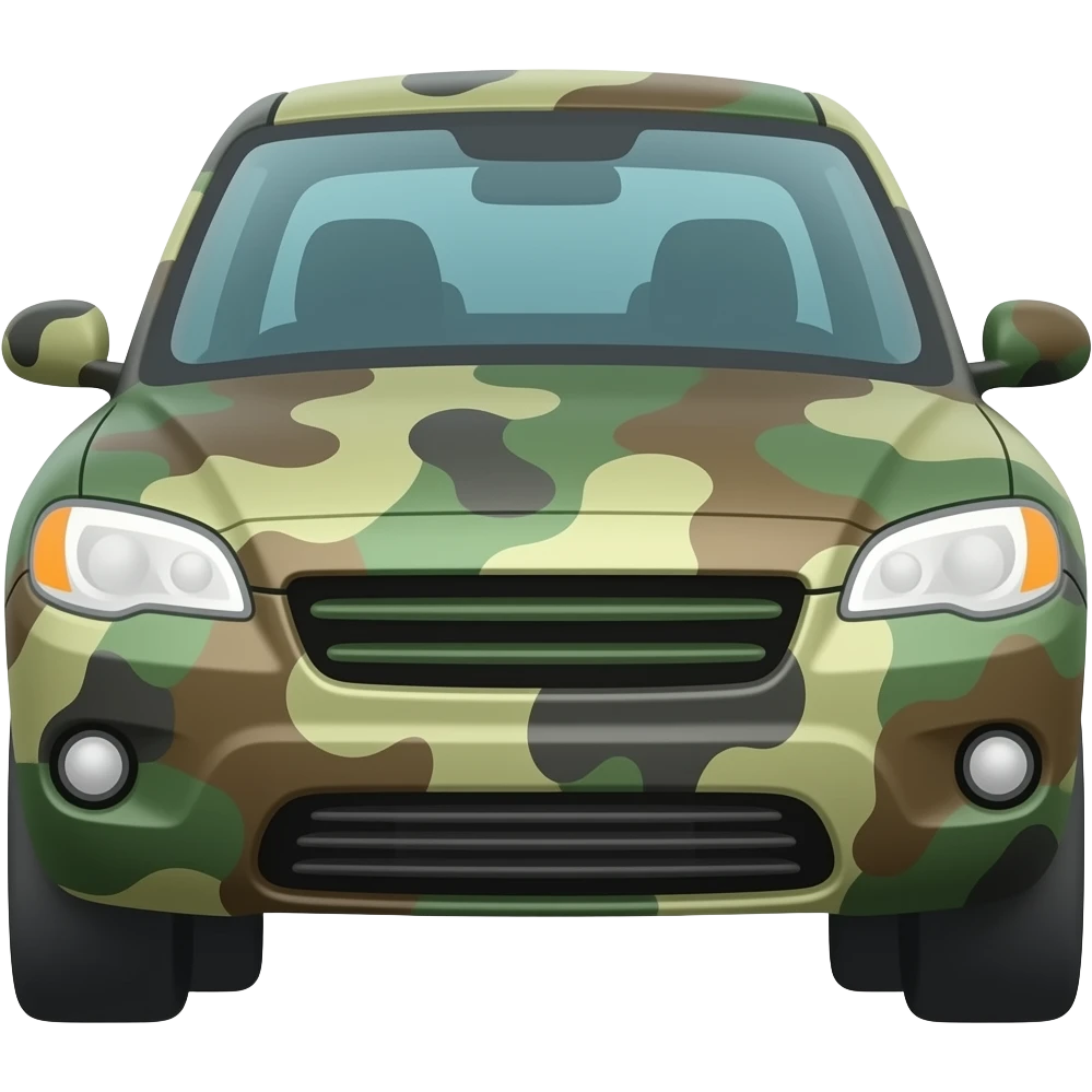 carmouflage pattern emoji