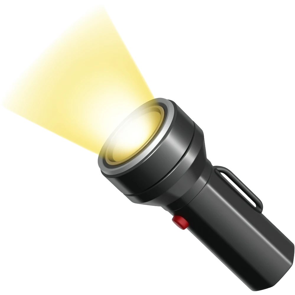 flashlight emoji