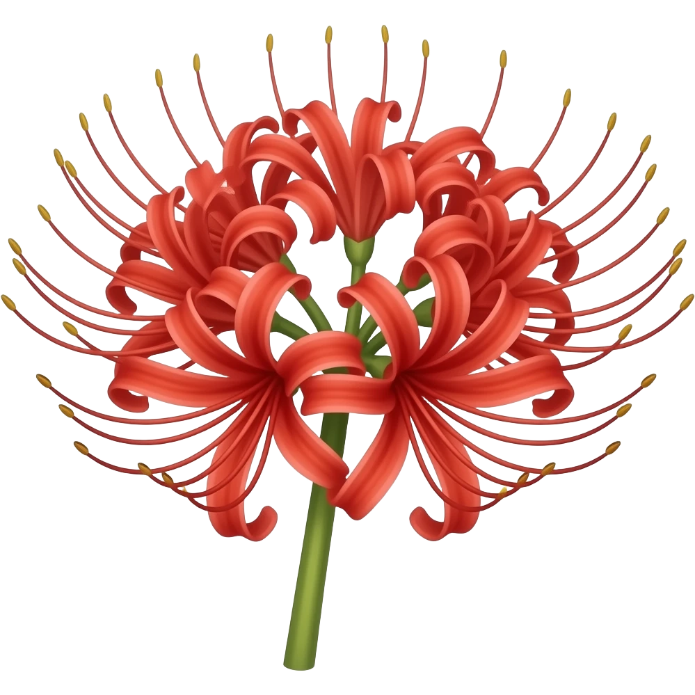 Lírio-Aranha-Vermelho emoji