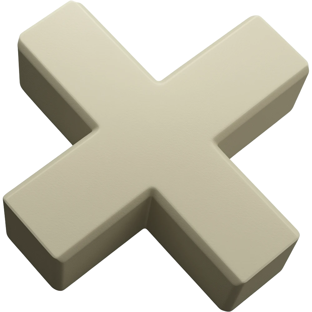 Upsidedown cross emoji