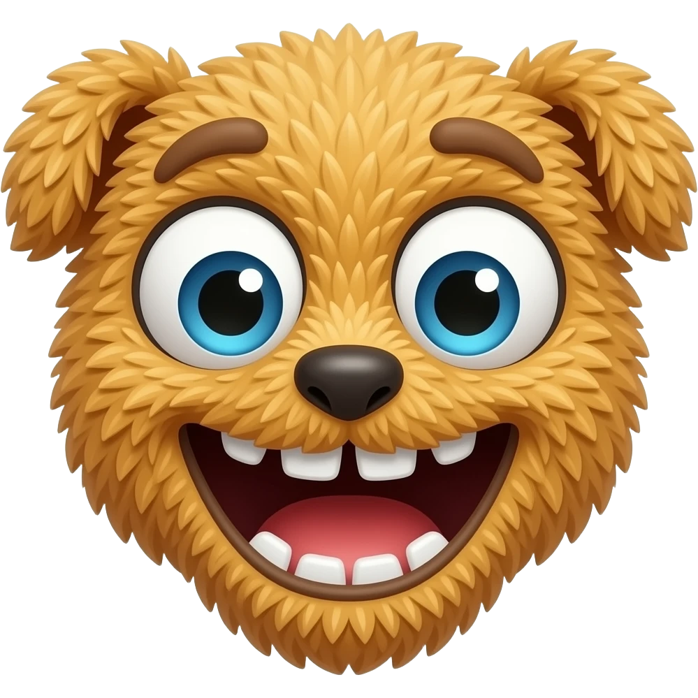 Plush puppet emoji