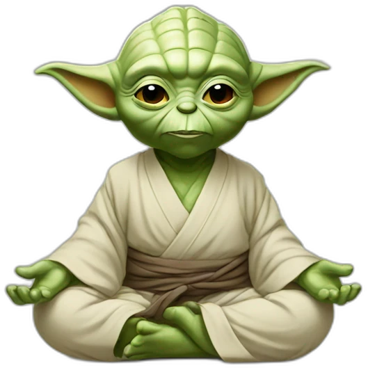 yoda yoga emoji