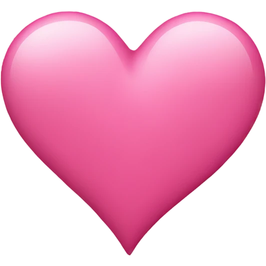Pink heart emoji