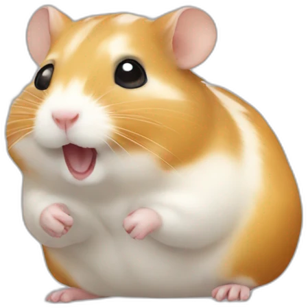 Hamster qui fuit emoji