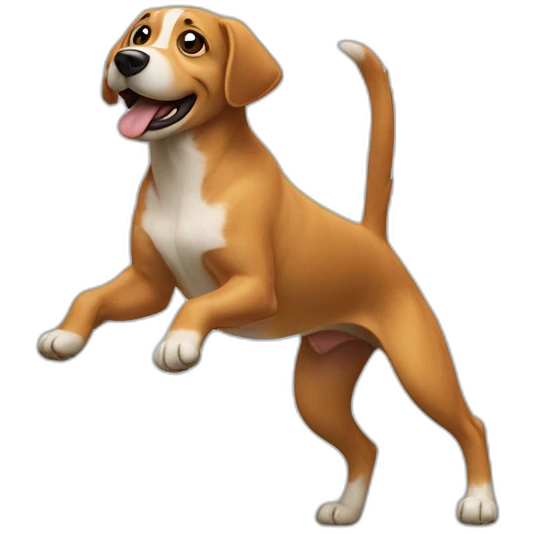 A dog dancing de Macarena  emoji