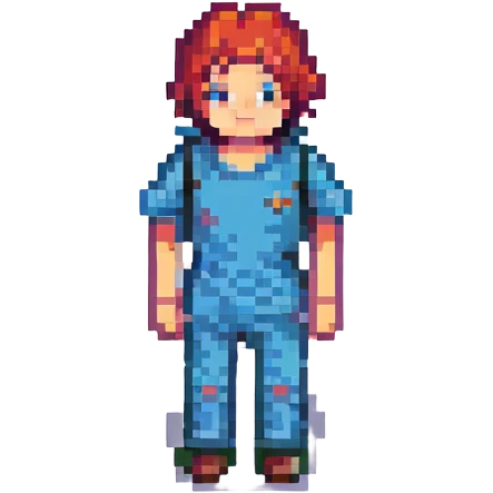 standing guy, pixel art style emoji