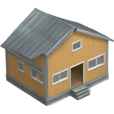 house metal structure emoji
