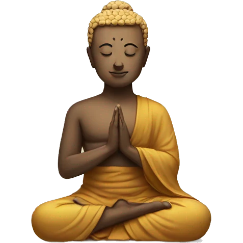 buddha praying emoji