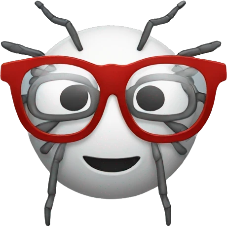 Spider with Glasses emoji