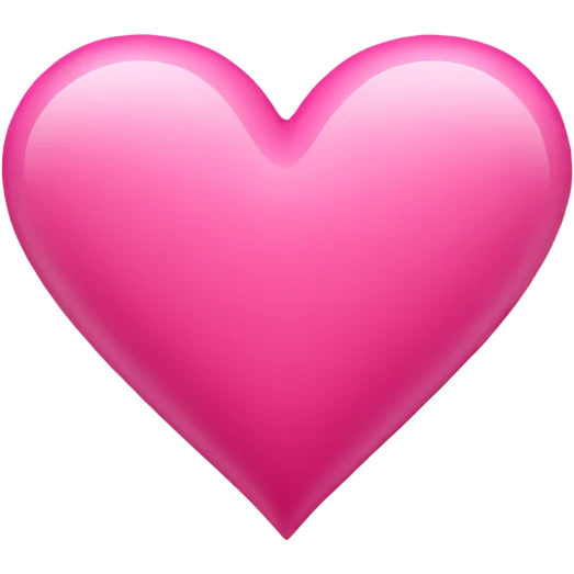 Pink heart emoji