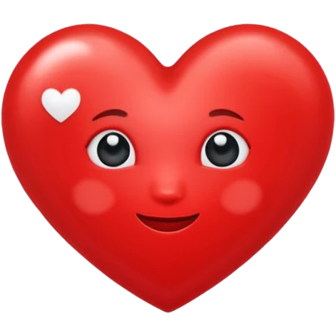 Creami un cuore rosso con scritto Dany sei solo mia emoji