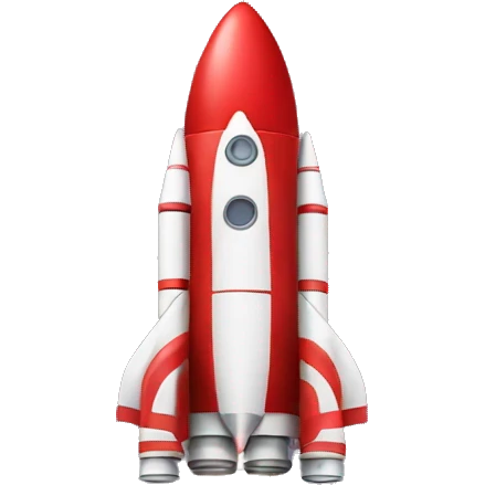 Rocketship Red emoji