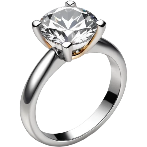 glitter white diamond married ring emoji