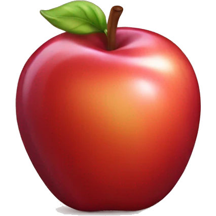 Candy glazed apple emoji