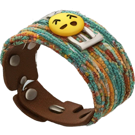 Hand made bracelet  emoji