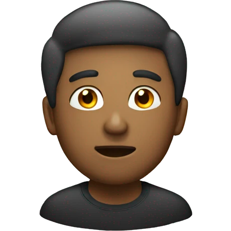 Person in high attention mode emoji