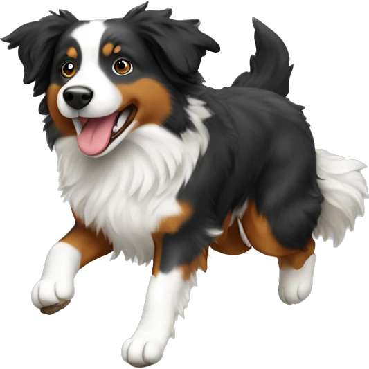 Anvil with Jumping Australian shepherd  emoji